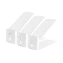 1/3/5PCS Thick Double-Layer Adjustable Shoe Rack For Home Entryway And Dorm Use - Space-Saving Shoe Cabinet Storage Organizer With Foldable Design, Multi-Tier Shelving For Comfortable Everyday Organization, Easy Accessibility - White - View 8