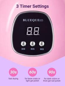 Teckwe LED Nail Lamp, Faster Gel Polish Nail Dryer,ABS - Multicolor - View 2