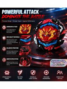 SHEIN Bey Burst DB B-188 Astral Spriggan Mainan Gasing Kiri/Kanan - MultiWarna - View 3
