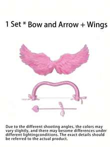 Valentine's Day Goddess Bow Cupid Bow Halloween Carnival Masquerade Party Cos Props - multicolor - View 10
