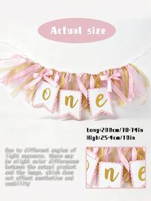 1 Boho Style 1st Birthday Banner - Boho Rainbow High Chair Banner - First Birthday Decor, Cake Toppers, Photographer Photography Props, A Wonderful 1st Birthday - Multicolor - View 7