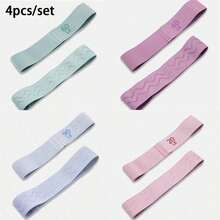 Fabric Resistance Bands, Exercise Resistance Bands For Legs And Glutes Yoga Pilates Rehabilitation, Fitness Elastic Bands - Multicolor - View 9