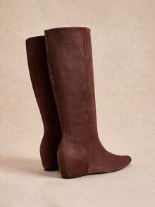 Rosivie Women's Mid-Calf Boots - Dark brown velvet - View 4