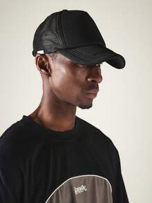 SUMWON Classic Trucker Cap With Mesh Back Panel And Snapback Closure Everyday Casual Hat - Black - View 1