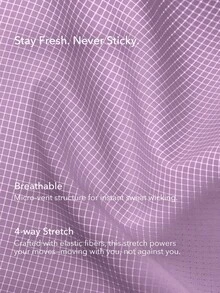 OutZeal Tennis Skirts Women Outdoor Skirts Ruffled Hem 2-In-1 Design Built-In Shorts With Pocket - Purple - View 5