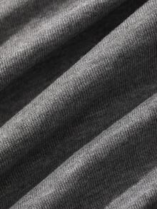 DAZY Vestido largo sin mangas de unicolor con cintura ceñida, camisón de verano para mujer - Gris - Ver 7