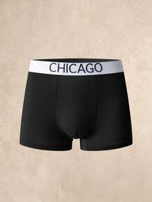 EverLounge 5pcs Comfortable Woven Waistband Minimalist Men's Boxer Briefs - Multicolor - View 8