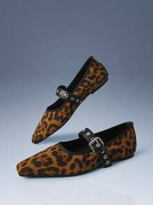 CUCCOO GRLICON Ladies, Willow Nails, Buckles, Flat Shoes. Fall Shoes - Multicolor - View 1