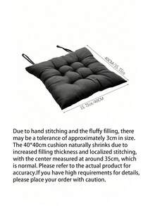 1pc Soft Breathable Modern Square Chair Cushions - All Season Multi-Purpose Seat Pads - Machine Washable Comfortable For Home, Office And Dining Furniture - Fashionable Style, Easy Clean Surface - multicolor - View 2