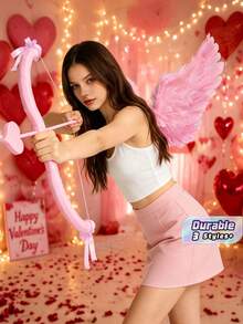 Valentine's Day Goddess Bow Cupid Bow Halloween Carnival Masquerade Party Cos Props - multicolor - View 1
