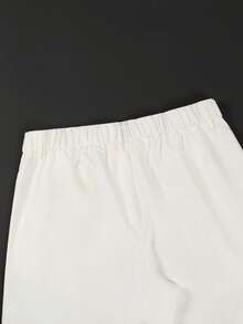 Manfinity Mode Men's Solid Color Casual Daily Business Suit Pants With Pockets - White - View 6