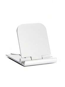 Zazumi 1pc Foldable Cell Phone Stand, Plastic Alloy‑Like Surface, Multi‑Angle Adjustable Bracket, Desktop Accessory For Device Support, Modern, Boho, Aesthetic, Bedroom, Perfect Gift, Living Room, Housewarming Gift, Apartment Friendly, Minimalist, Shelf Decor - Multicolor - View 5