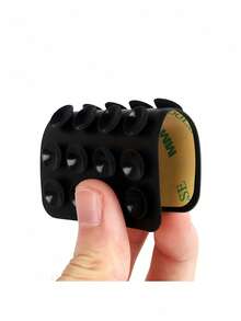 1個單面矽膠吸盤強力吸附防滑手機支架，適用汽車儀表板、居家辦公，相容 iPhone 與 Android 手機，手機支架配件，生日禮物送給家人朋友 - 彩色 - 查看 5