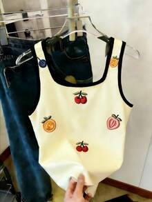 SHEIN Camiseta de tirantes de corte regular para mujer de talla grande - Multicolor - Ver 2