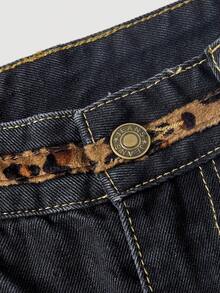 Selenza Petite Women's Casual Versatile Daily Travel Denim Jeans With Pockets And Buttons - Black - View 7