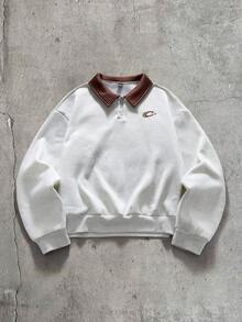 AXEPEAK Men's Loose Knit Long Sleeve Pullover Sweatshirt - Multicolor - View 1