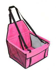 1Pc Foldable Pet Carrier Bag, Portable Outdoor Pet Bed With Breathable Waterproof Fabric, Suitable For Small And Medium Cats & Dogs, Multifunctional Pet Car Seat And Car Seat Cover - Multicolor - View 2