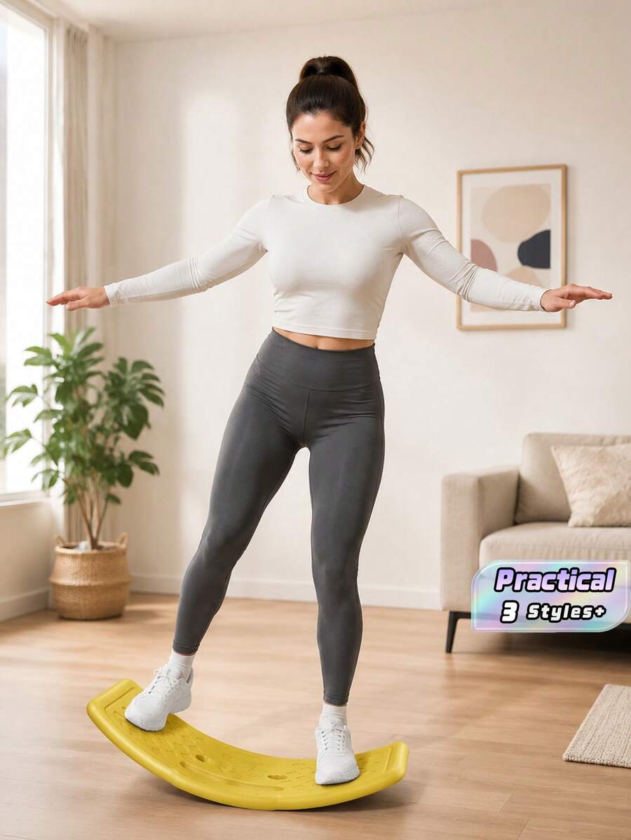 Balance Board Seesaw, Indoor And Outdoor Smart Curved Balance Board For ...