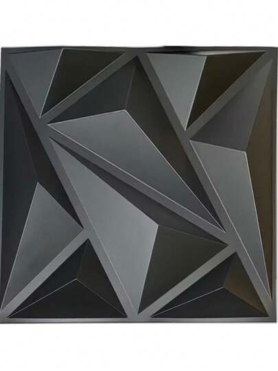 10/15/20/30/33/40/50PCS Diamond Design Decorative 3D Wall Panels, 3D Brick Texture Wall Panels, Flame Resistant Decor, 30cm X 30cm, Matte White/Black, DIY Home Decor Wall Stickers, Suitable For Reception Area, Photography Studio, And Interior Design