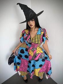 Plus Size Cosplay Clothing - Multicolor - View 5