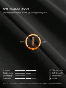GLOWMODE Plus Size SoftCalm Modal Curved Bubble Hem Oversized Waist Length Pullover Sweatshirt With Ribbed Cuffs & High Neck Daily Casual Wear Fall - Chocolate Brown - View 6