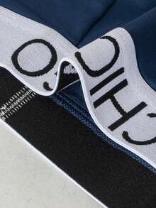 EverLounge 5pcs Comfortable Woven Waistband Minimalist Men's Boxer Briefs - Multicolor - View 10