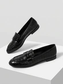 MOTF PREMIUM WOMEN'S COMFORTABLE VERSATILE FLAT HEEL SHOES SPRING SHOES - Cube Black - View 4