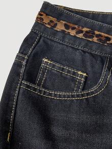 Selenza Petite Women's Casual Versatile Daily Travel Denim Jeans With Pockets And Buttons - Black - View 8