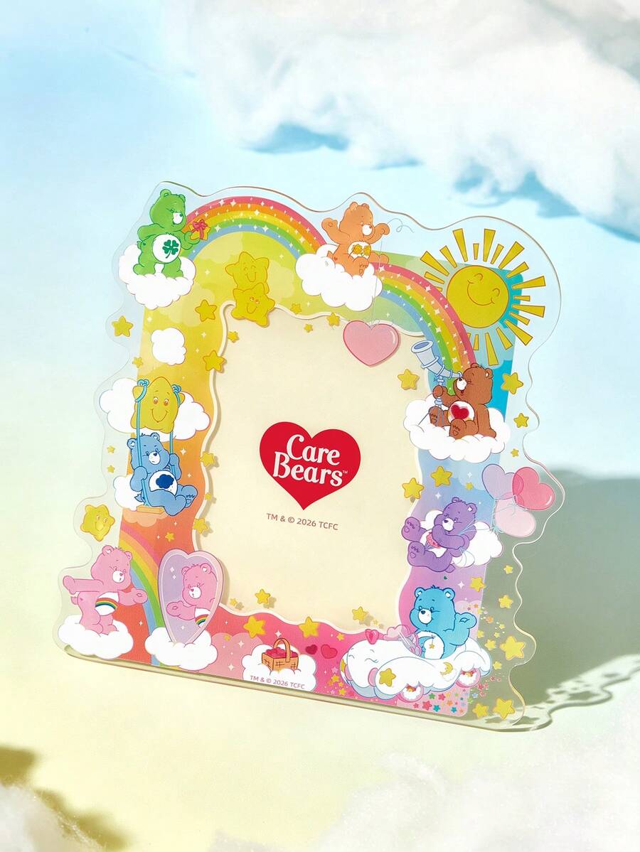 SHEIN X Care Bears Single Pack Cute Cartoon Bear Decorative Photo Frame - 1PC-care bear - View 1
