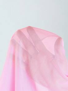 SHEIN Traje de baño de una pieza con tirantes finos y estampado floral, con falda de malla de unicolor para niña preadolescente - Multicolor - Ver 6