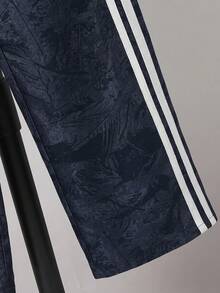 SHEIN Kids 1pc Tween Boy Casual Sports Daily Comfortable Street Style Versatile Print With Webbing Straight Leg Pants Suitable Gatherings Autumn/Winter - Multicolor - View 5