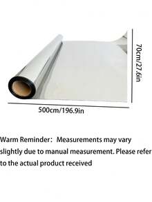 Película de Aislamiento Térmico Plateada de Doble Cara, Película de Protección Solar para Vidrio del Hogar, Bloqueo Fuerte de Rayos UV. Efecto Significativo de Sombreado y Enfriamiento, Diseño Transparente Unidireccional para una Vista Clara, Equilibrando Fácilmente la Protección y la Privacidad - 1PC - Ver 13