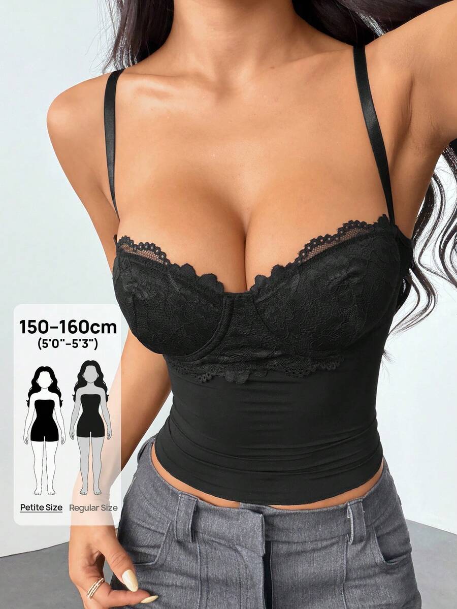 SHEIN PETITE 新款秋冬棕色紮染印花長袖緊身洋裝,適合晚宴派對、約會、日常穿著,時尚百搭,女款秋季洋裝 - 黑色 - 查看 1