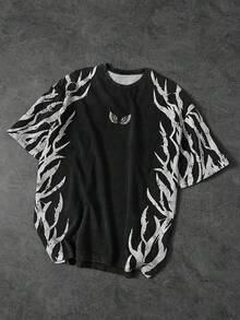 Gym Rark Kaos Olahraga Lengan Pendek Pria Motif Sayap, untuk Gym - MultiWarna - View 1