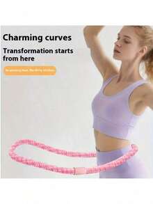 Silent Fitness Hoop, Full Coverage Non-Binding, Brand New Fitness Method, Abdominal Sweating, Abdominal Muscle Enhancement, Best Gift For Mother, Wife And Daughter. - Pilates Circle - View 3