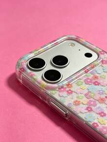 ShellaStory Y2K Summer Style Fashion Full Screen Small Floral Phone Case Compatible With IPhone 18 17 Pro Max 17 Pro 17 Pro 16 14 13 15 Pro Max 14 15 13 16 17 18 Romantic Colorful Flower Protective Cover - Small floral - View 3