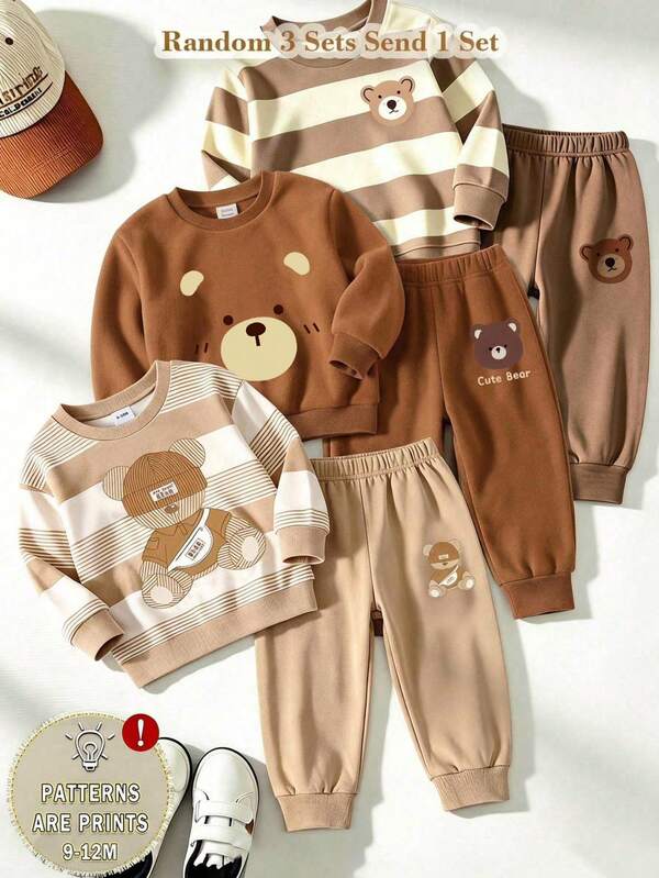 Young Boys Casual Daily Comfortable Knitted Long Sleeve Thick Sweatshirt Suitable For Summer