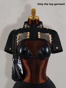 Amplova 2026 New Napoleon Element Design Women's Top - Black - View 2
