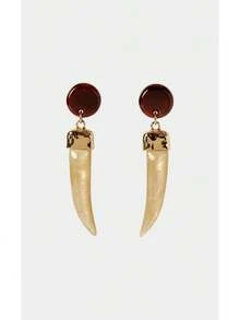 Noxbound 1 Pc Acrylic Earrings[Accessories Color Random] - Multicolor - View 1