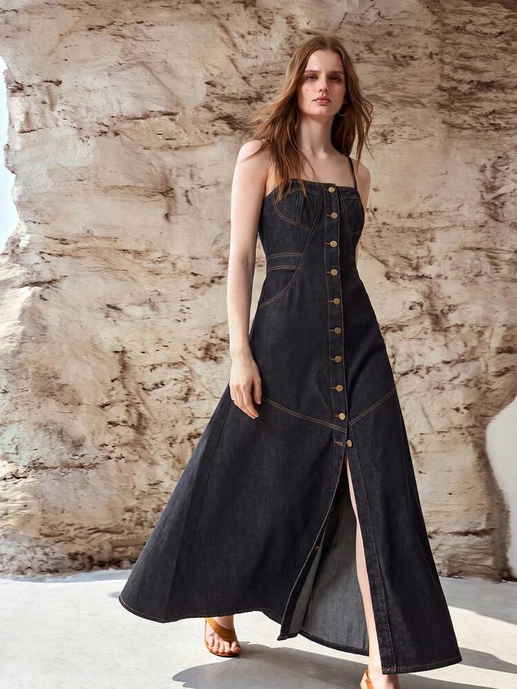 formal a line dresses for women JUSTINE Dress Color:Earth oneand Line Skirt Women's Floral Dresses