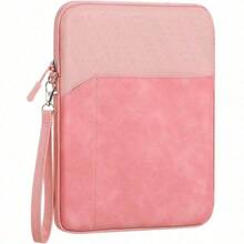 Tablet Carrying Case Compatible With Ipad, Kindle, Compatible With Samsung Galaxy And Android Tablets / Tablets Sleeve Bag Compatible With 7 ~ 8 / 9.7 ~ 11 /12.9~13 Inch Tablets Waterproof With Handle And Front Pocket - Pink - View 10