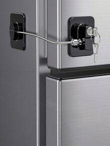 Fridge Door Drawer Lock With Adhesive Mount, Safety Latch For Kitchen, Appliances, Pet Proof, Secure Cabinet, Home Security, Christmas Gift For Parents, Pet Owner, Stocking Stuffer - Multicolor - View 8