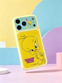 LOONEY TUNES X SHEIN 時尚高端印花圖案保護手機殼設計，適用於 iPhone，可愛時尚且精緻 - 彩色 - 查看 4