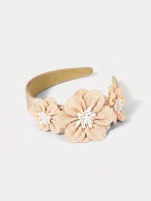 MOTF PREMIUM APRICOT FLOWER HEADBAND - Apricot - View 4