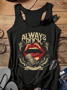Attitoon Women Tank Tops & Camis - Hitam - View 3