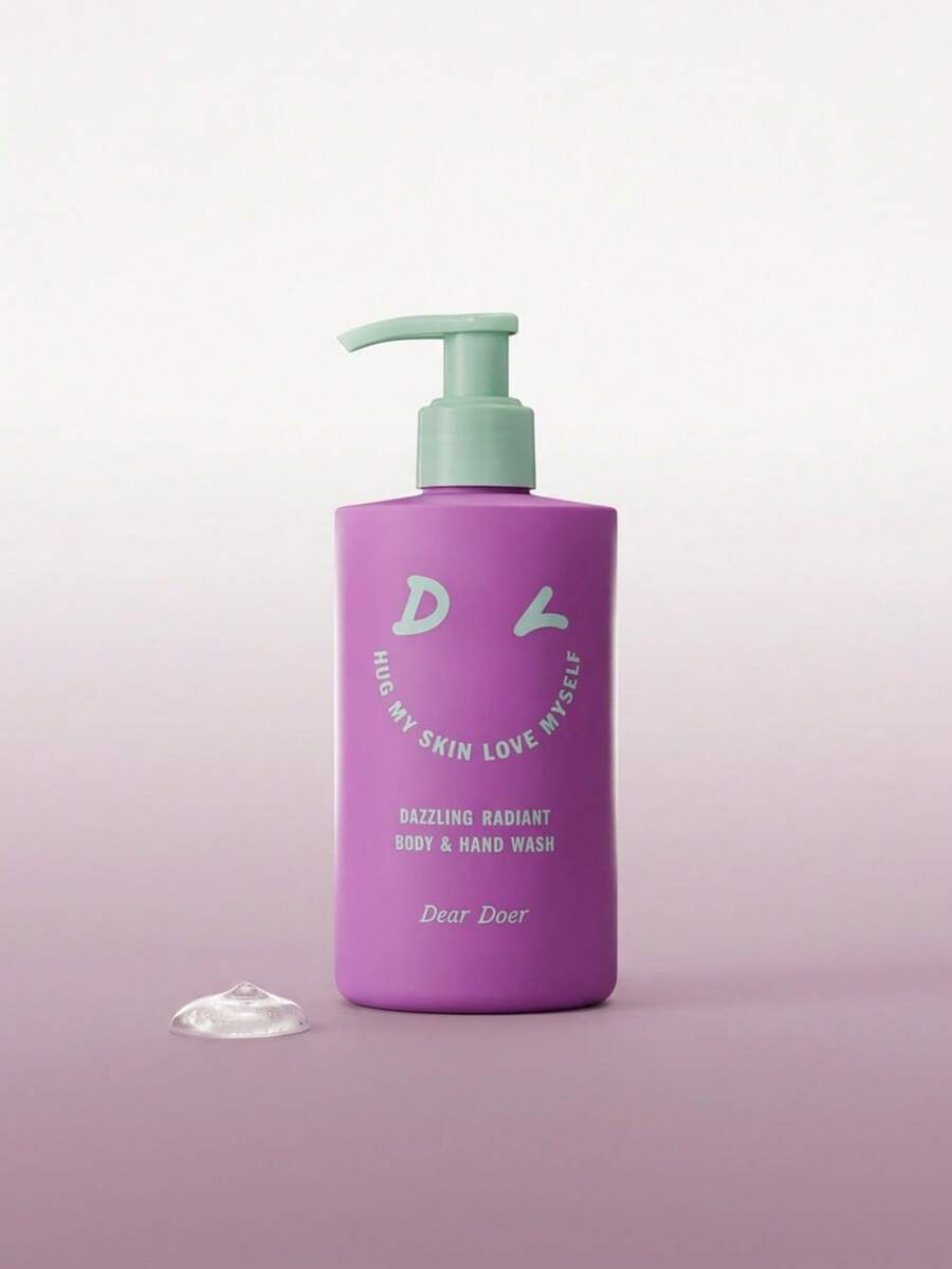 Dear Doer Dazzling Radiant Body & Hand Wash 300 Ml – Body Wash, Brightening, For Women, Floral, Purple, Suitable For Daily Shower Routine - Purple - View 1
