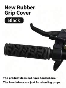 1set Bicycle Handlebar Grips Mountain Bike Handlebar Covers Rubber Non-Slip Bicycle - Multicolor - View 2