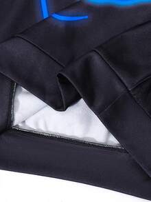 SHEIN 青少年男孩秋季衛衣，冬季街頭風畢業返校遊戲機字母 Y2K 連帽衫 - 彩色 - 查看 8
