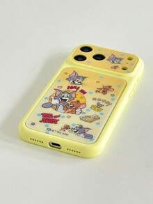 TOM & JERRY X SHEIN A Stylish, High-End Printed Pattern Protective Phone Case Design, Perfect For IPhone – A Cute, Fashionable, And Sophisticated Phone Case. - Multicolor - View 9