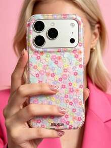 ShellaStory Y2K Summer Style Fashion Full Screen Small Floral Phone Case Compatible With IPhone 18 17 Pro Max 17 Pro 17 Pro 16 14 13 15 Pro Max 14 15 13 16 17 18 Romantic Colorful Flower Protective Cover - Small floral - View 2